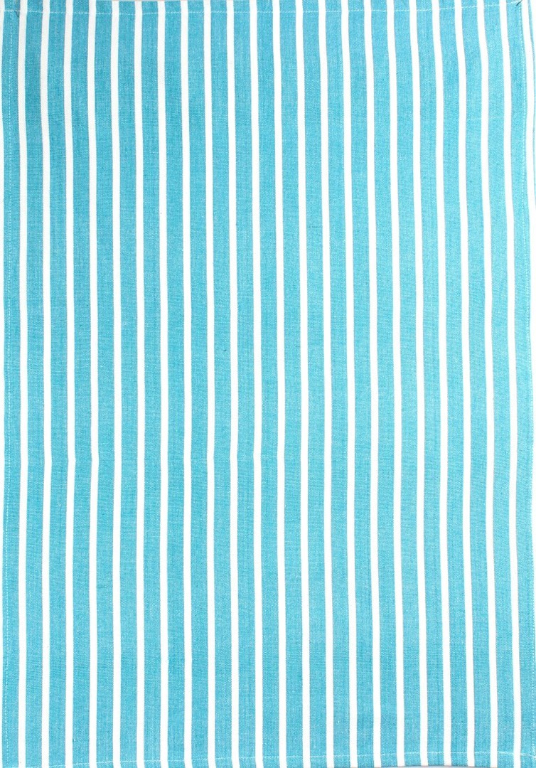 Tea Towel 'Nevada Stripe' teal Code: T/T-NEV/STR/TEA image 0